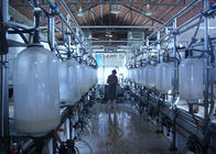ガラス ミルクのメートルが付いている高性能牛ヘリンボン搾り出すパーラー